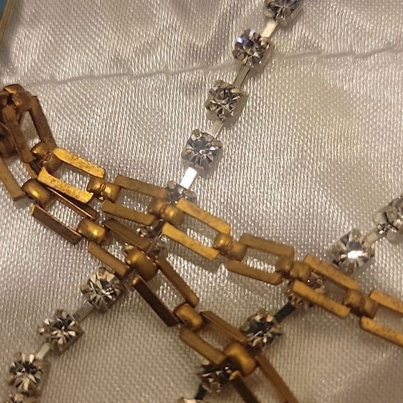 Dauphine New York Gold Boho Crystal Festival Headband HeadPiece Turquoise Bridal - Picture 9 of 9